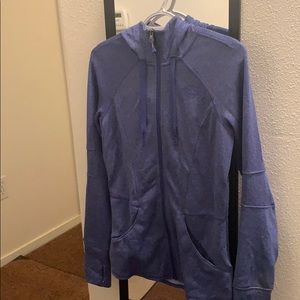 Purple hoodie sweater